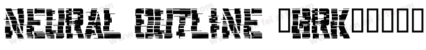 Neural Outline (BRK)字体转换